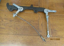 Edelbrock 2801b Tr1y Small Block Chevy Tunnel Ram Linkage 2x4 Side Way Vintage