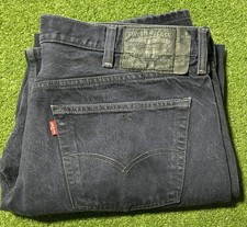 Levi's 501 XX Straight Leg Jeans Men's 40x32 Dark Denim Button Fly Wash Work Y2K