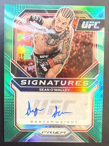 Sean O'Malley [Green] #SG-SOM 2021 Panini Prizm UFC Signatures card
