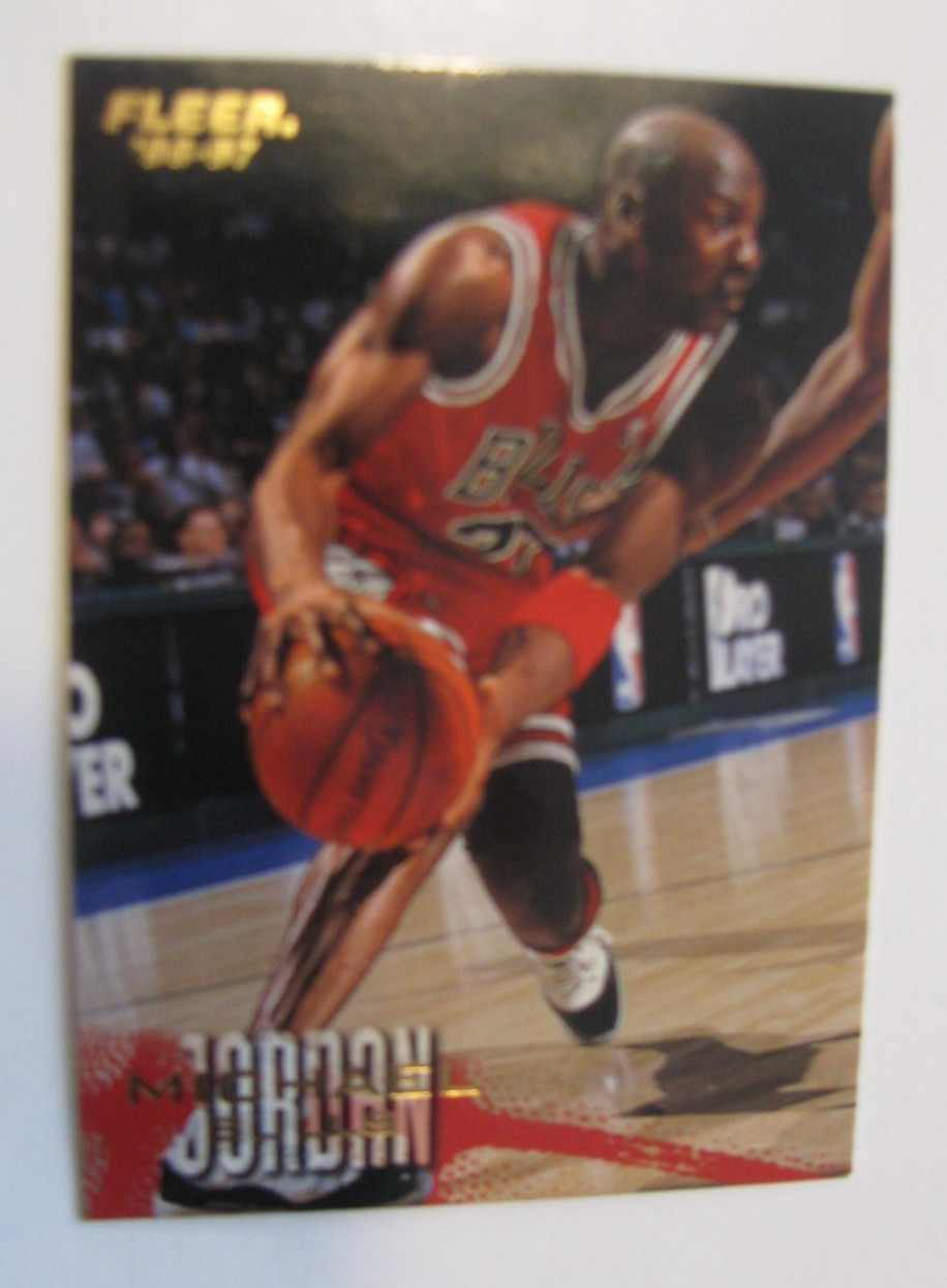 1996-97 Fleer MICHAEL JORDAN #13 Chicago Bulls MVP HOF EX