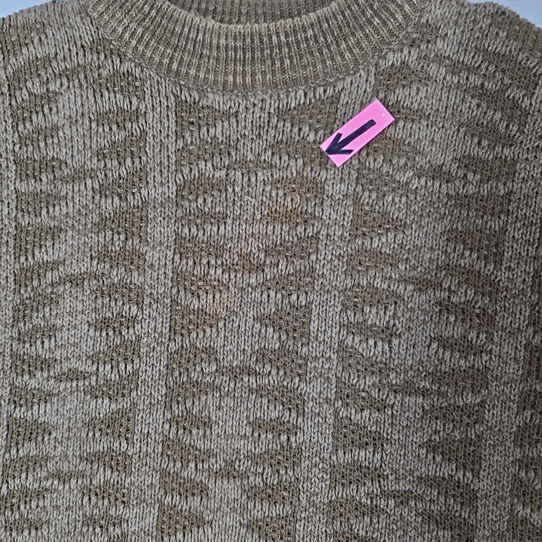 VTG Basic Elements Sweater Mens Large Linen Cotto… - image 5