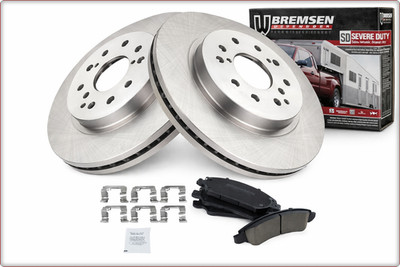 2x BREMSSCHEIBEN + BREMSKLÖTZE VORNE FÜR CADILLAC ESCALADE XTS 2007 - 2020