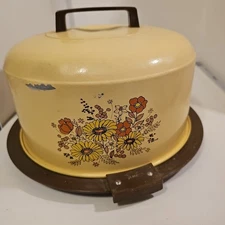 Vintage Atapco Dome Covered Locking Cake / Pie Carrier Part No. 5-000