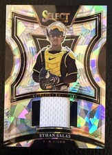 2025 Panini Select Ethan Salas Cracked Ice Selective Swatches Relic #SS-ES