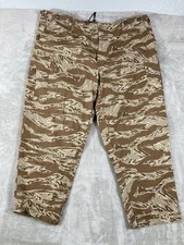 Tru Spec Tactical Pants Men 3XL 48X32 Brown Tiger Stripe Camouflage Rip Stop