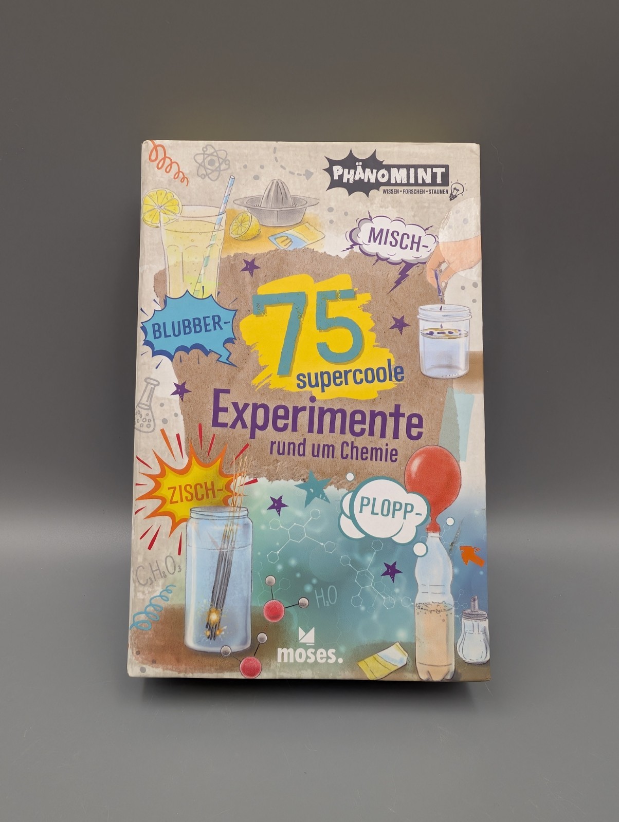 moses. PHÄNOMINT 75 supercoole Experimente rund um Chemie MINT Kinder NEU OVP
