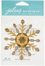 Jolee's Boutique Adhesive Laser-Cut Wood Embellishment-Snowflake - 8601865