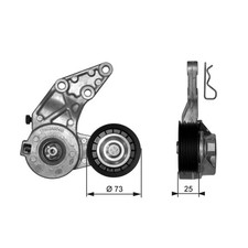 Riemenspanner Keilrippenriemen DriveAlign™ GATES T39067 für VW MULTIVAN T5 7HM