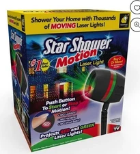 BulbHead Star Shower Motion Laser Lights Projector Telebrands As Seen On TV New