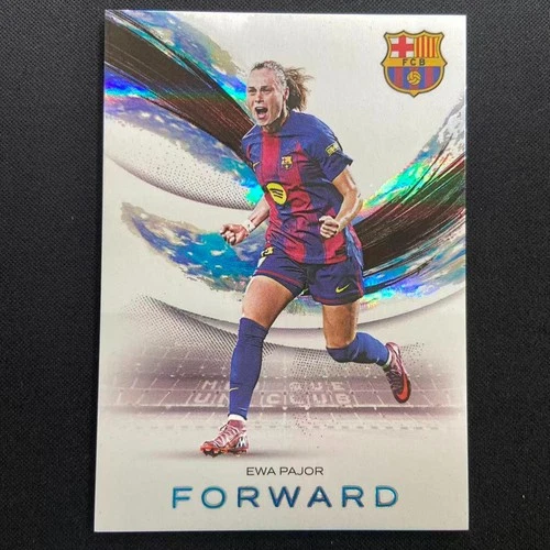 2026 Futera Incredible Barcelona Ewa Pajor Forward Blue 4/49 Poland ZD7220