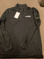 Nike Golf Quarter Zip Mens M New With Tags ORION Financial Logo Lightweight