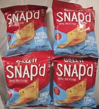UPC 024100928415 product image for Cheez-It Snap'd Cheddar Sour Cream & Onion Cracker Chips Baked 2.2oz (Pack of 4) | upcitemdb.com