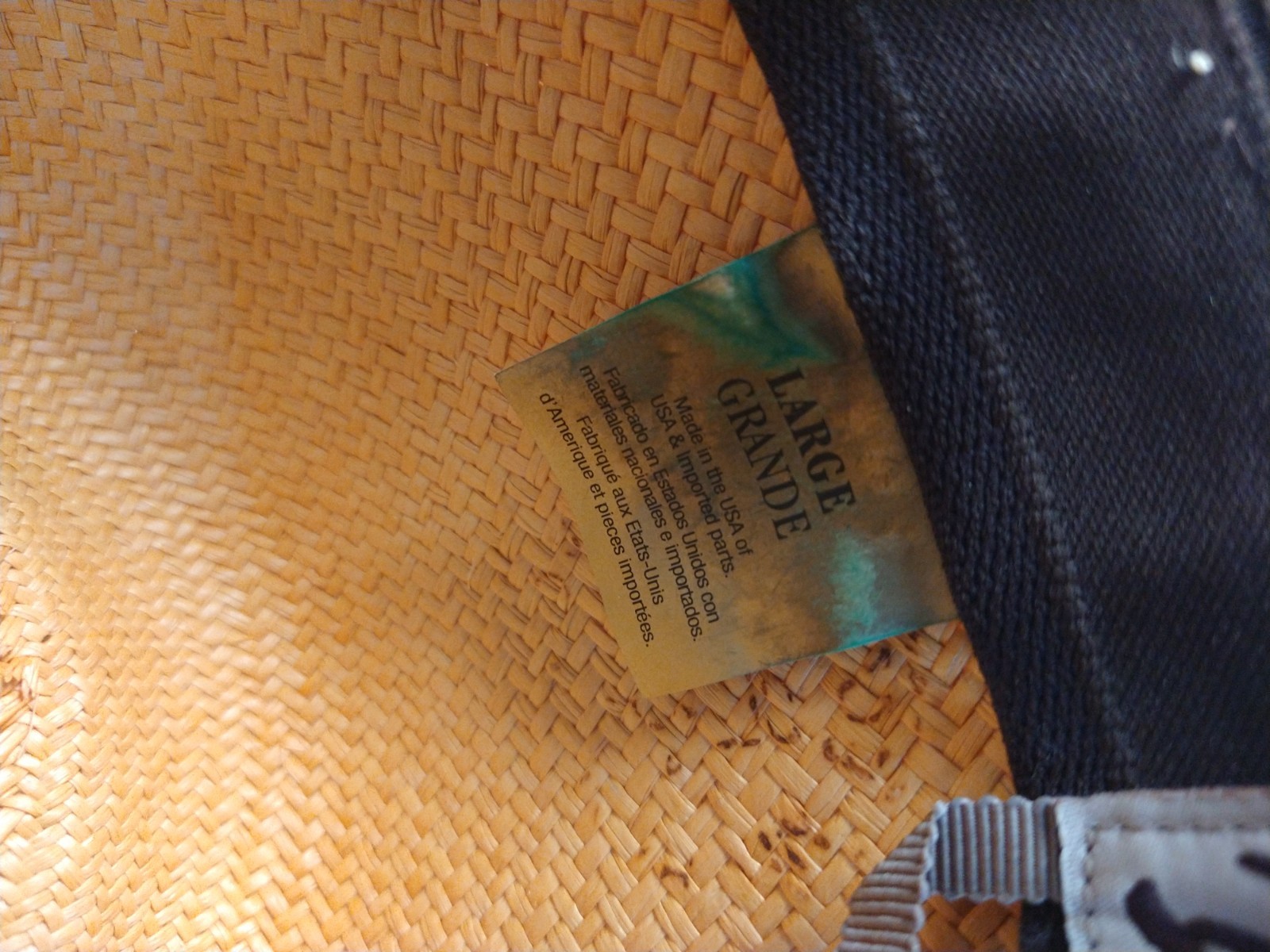 Bailey THE GENUINE ORIGINAL PANAMA Straw Fedora Hat SZ L