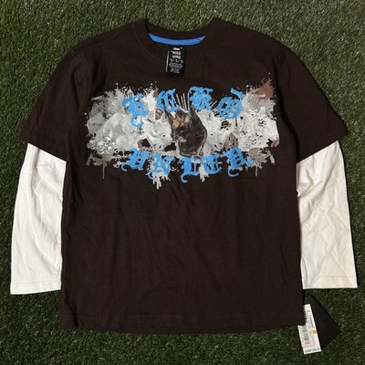 Vintage Deadstock Ecko Unltd. Y2K Graphic Layered T-Shirt S