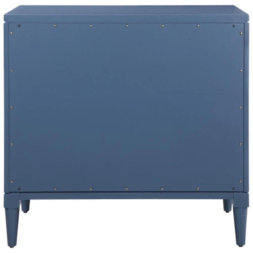 Uttermost Colby Modern MDF Wood Drawer Chest in Deep Sea Blue - Picture 4 of 11