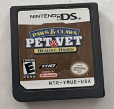Paws and Claws Pet Vet Healing Hands (Nintendo DS, 2008) Cartridge Only