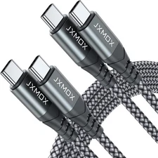 2x Cable Cargador USB Tipo C Carga PD Super Rapida 60W Para iPhone 16/Pro/Max