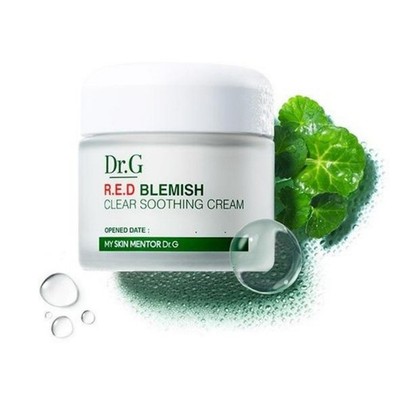 Dr.G Red Blemish Beruhigende und feuchtigkeitsspendende Gesichtscreme   70 ml