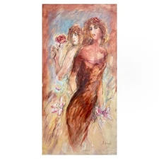 Batia Magal Original Acrylic Painting on Canvas Hand Signed