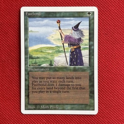 MTG {FASTBOND} Revised Edition Regular Rare #194 Unplayed NM/MINT!!!