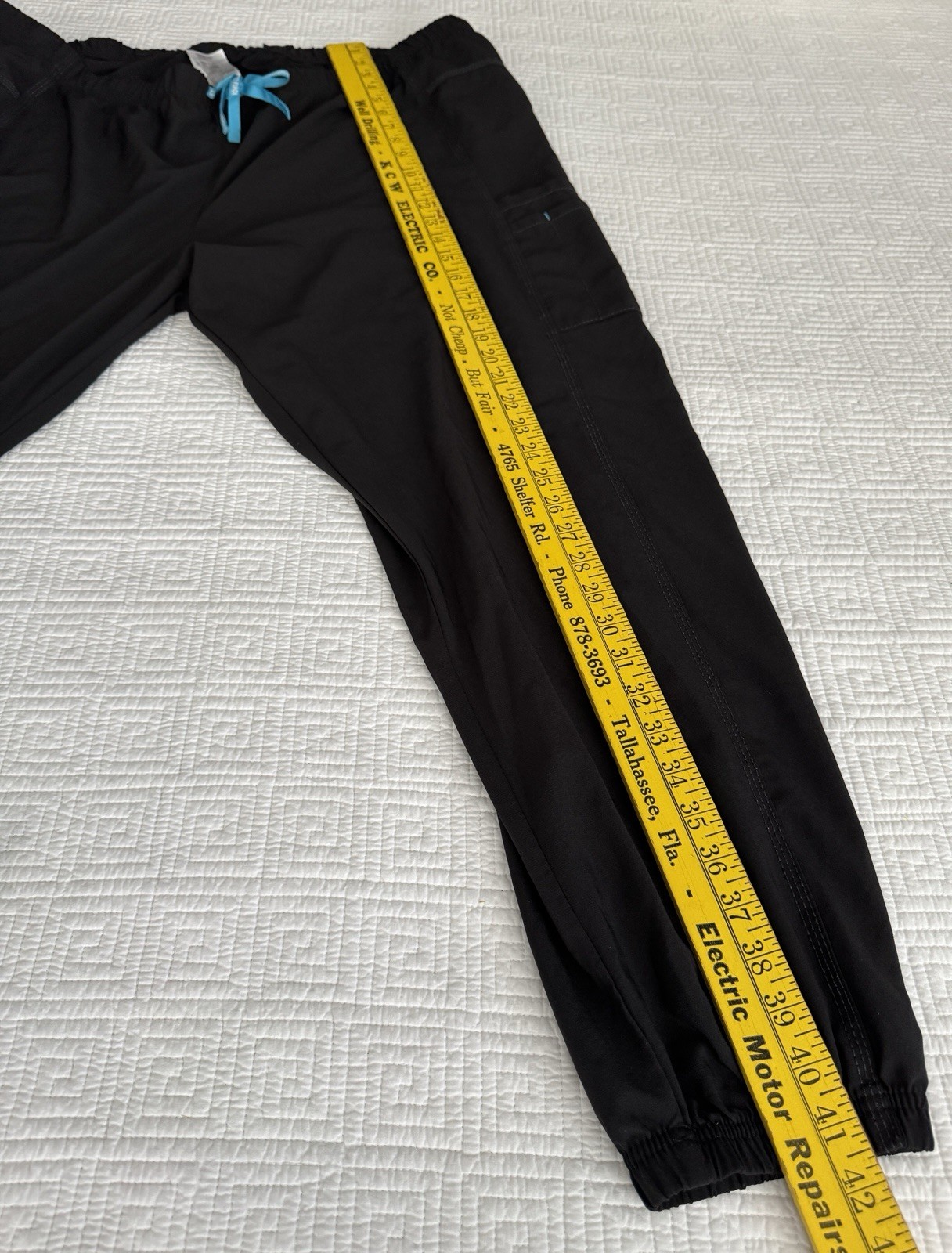 Carhartt Pants (Regular 3XL) Black Casual Draw String Elasticized Many Pockets  thumbnail 12