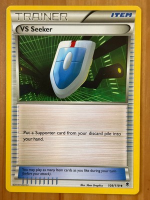 VS Seeker 109/119 Regular Uncommon LP - Phantom Forces 2014 - Pokemon TCG