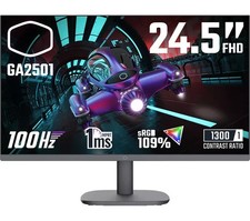 Cooler Master 24.5" Monitor Full HD CMI-GA2501-UK IPS LCD Monitor HDMI VGA Black