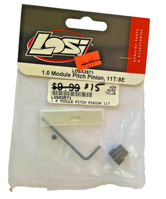 Losa3571  1.0 Module Pitch Pinion, 11T: 8E,SCTE   MIB