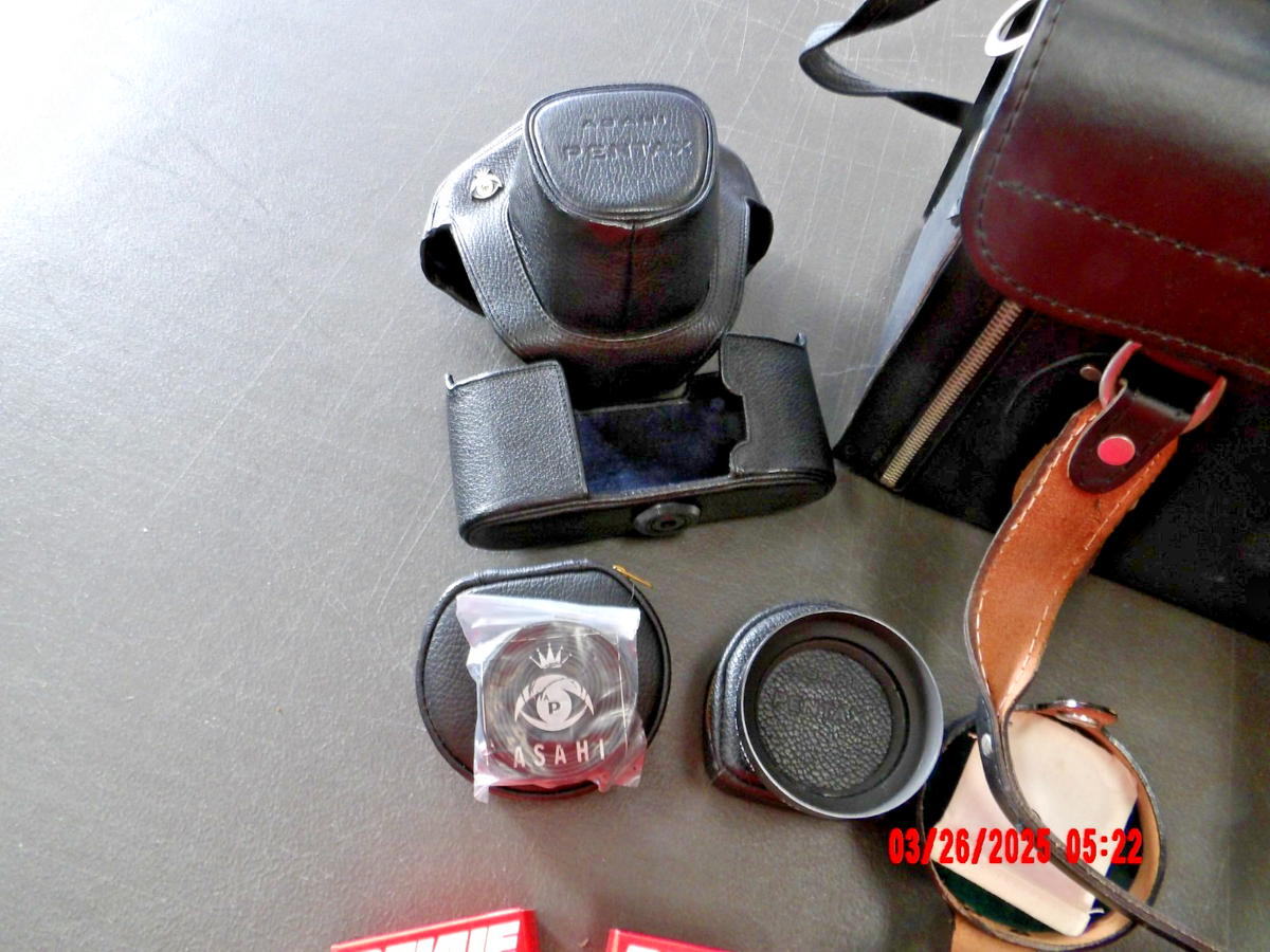 Pentax SV Film Camera Super Takumar 55mm F/1.8 From Japan with