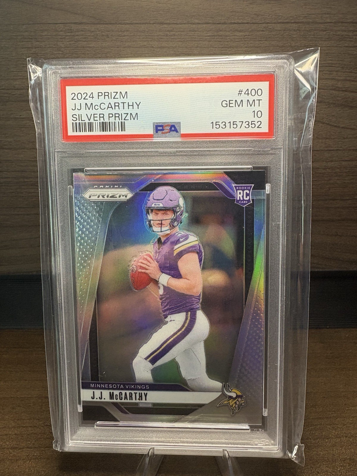 JJ McCarthy Panini Prizm #400 Silver