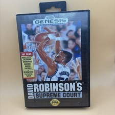 David Robinson's Supreme Court (Sega Genesis, 1992) w/ Case - Tested!