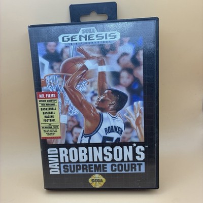 David Robinson's Supreme Court (Sega Genesis, 1992) w/ Case - Tested!