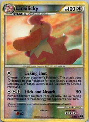 Lickilicky, Triumphant, 38/102, Uncommon reverse holo