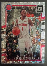 PISTONS 2017-18 OPTIC PRIZMS REGGIE JACKSON CLIPPERS HOLO FAST BREAK