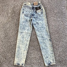 Vintage Levis 501 Jeans Fits 24x31 Acid Wash Denim Button Fly DEADSTOCK NWT
