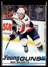 2019-20 SP Authentic 2019-20 Upper Deck Young Guns Beck Malenstyn Washington