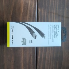 Scosche HDEZ4I Heavy-Duty MICRO USB Charge and Sync Cable, 4 Feet 1.2M Universal