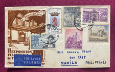 1968 ENVELOPE SPAIN TO MANILA, PHILIPPINES