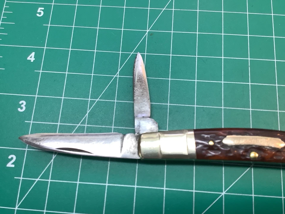 Vintage BOKER TREE Brand 6113 CONGRESS 4 Blade FOLDING POCKET KNIFE - Image 3 of 4