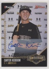 2016 Bowman Draft Under Armour All-America Game 59/225 Carter Kieboom Auto 0c6