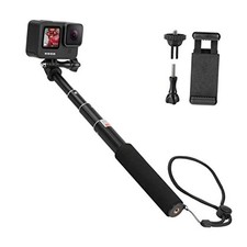 Extendable Selfie Stick  Waterproof Hand Grip for GoPro Hero 7.9"to 22.6"