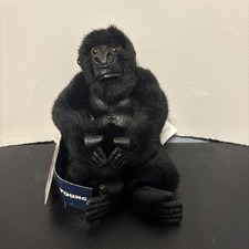Disney Store Mighty Joe Young 6.5" Beanbag Plush NWT Black Gorilla Monkey