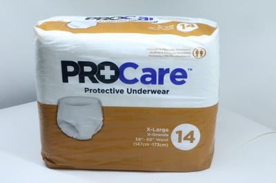 ProCare Protective Underwear XL CRU-514 Moderate to Maximum Bag of 14ct
