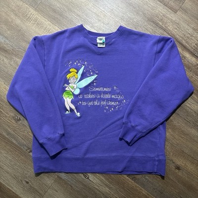 Tinkerbell Dinsey Catalog Crewneck Purple