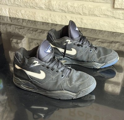 RARE: Nike Flight Air Bound Black White Swoosh 307391-012 - 10.5US No Box (2003)