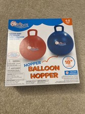 18" TOYTALLY HOPPER BALLOON BOUNCY BALL HIPPITY HOP WITH HANDLE Ride ON AGES 4-8