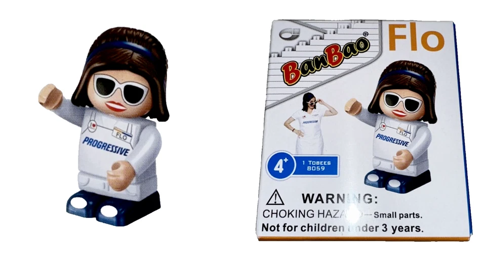 11шт BanBao Flo прогрессивное страхование мини фигурка строительный блок модель игрушка - Изображение 2 из 4