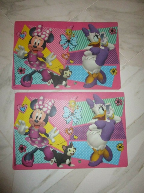 2X DISNEY PLACEMATS FOR ONE PRICE PLASTIC FREE SHIPPING | eBay