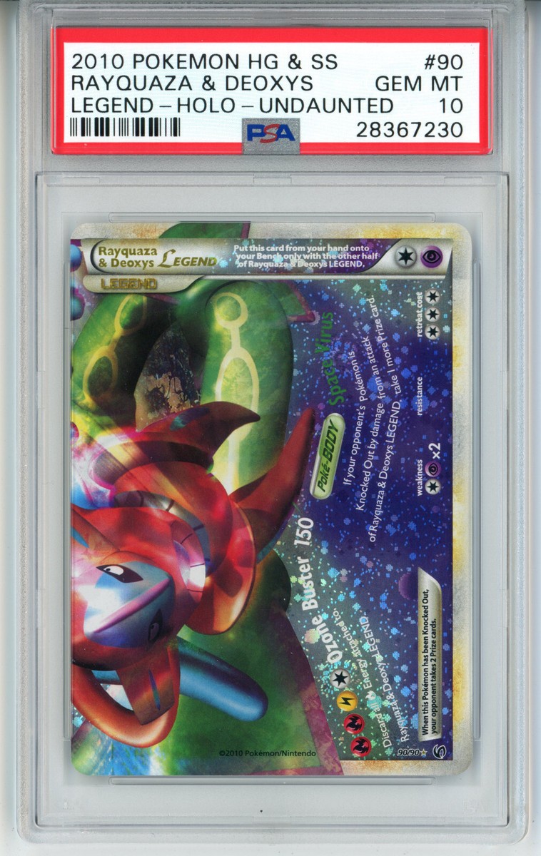 ポケモンカードゲーム PCG - Rayquaza & Deoxys LEGEND L3 1ED Rayquaza & Deoxys Legend 89/90 90/90 2011 Pokémon World