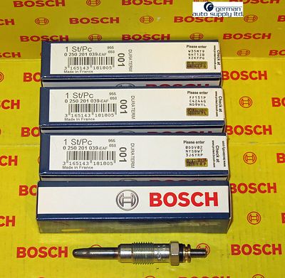 Juego De 5 Bujías Incandescentes 0250201039 Compatibles Mercedes Benz